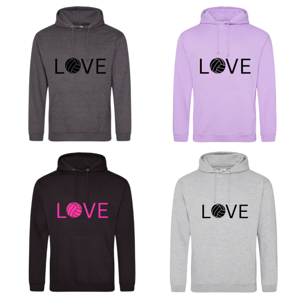 Netball 'Love' Hoodie - Image 3