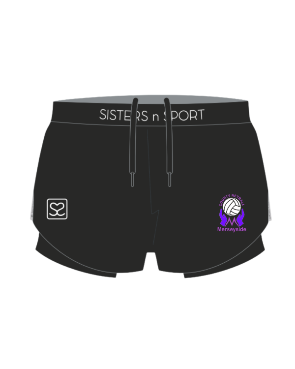 Merseyside County Netball - 2 in 1 Shorts