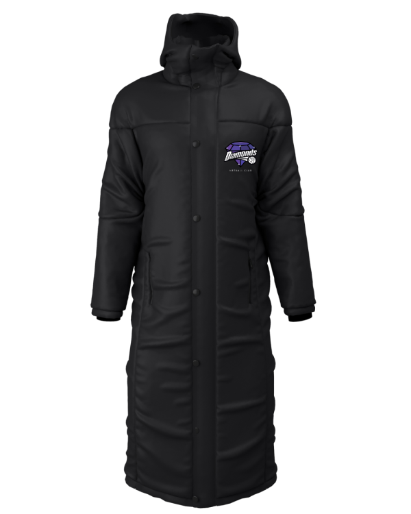 Diamonds Netball Club - SIDELINE NETBALL COAT