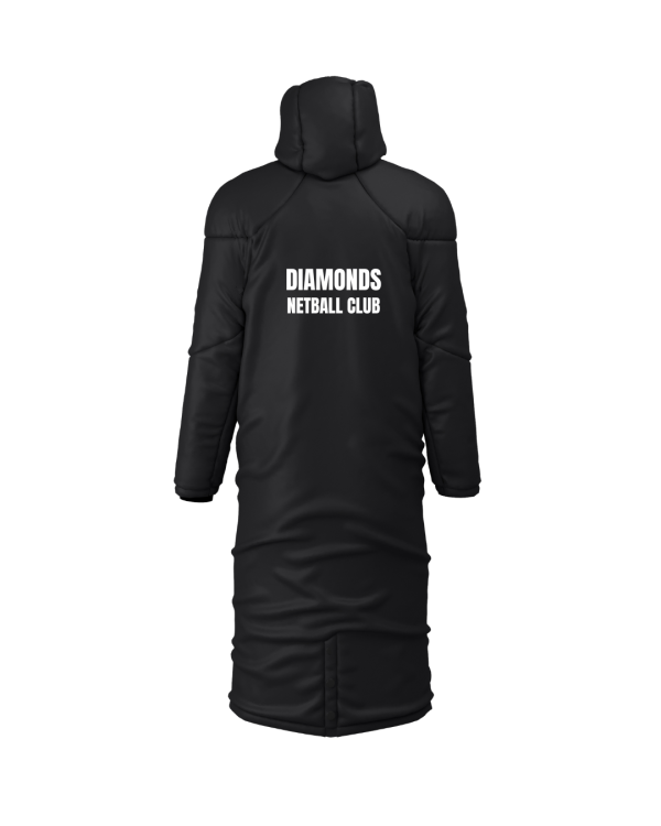 Diamonds Netball Club - SIDELINE NETBALL COAT - Image 2