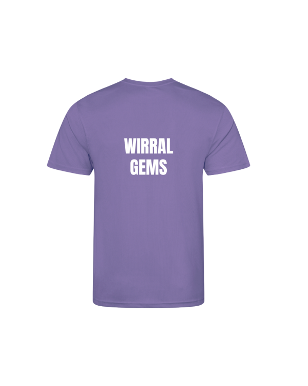 WIRRAL GEMS Netball Club - Training T-Shirt - Image 2