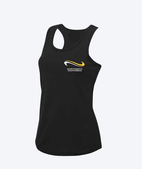 NORTHWICH SAPPHIRES NETBALL CLUB - Black Training Vest