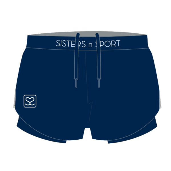 2 in 1 Shorts - Navy