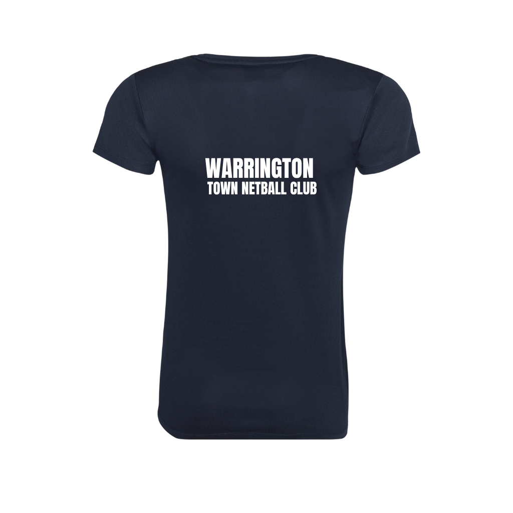 Warrington Netball Club (Senior) -Training T-Shirt - Image 2