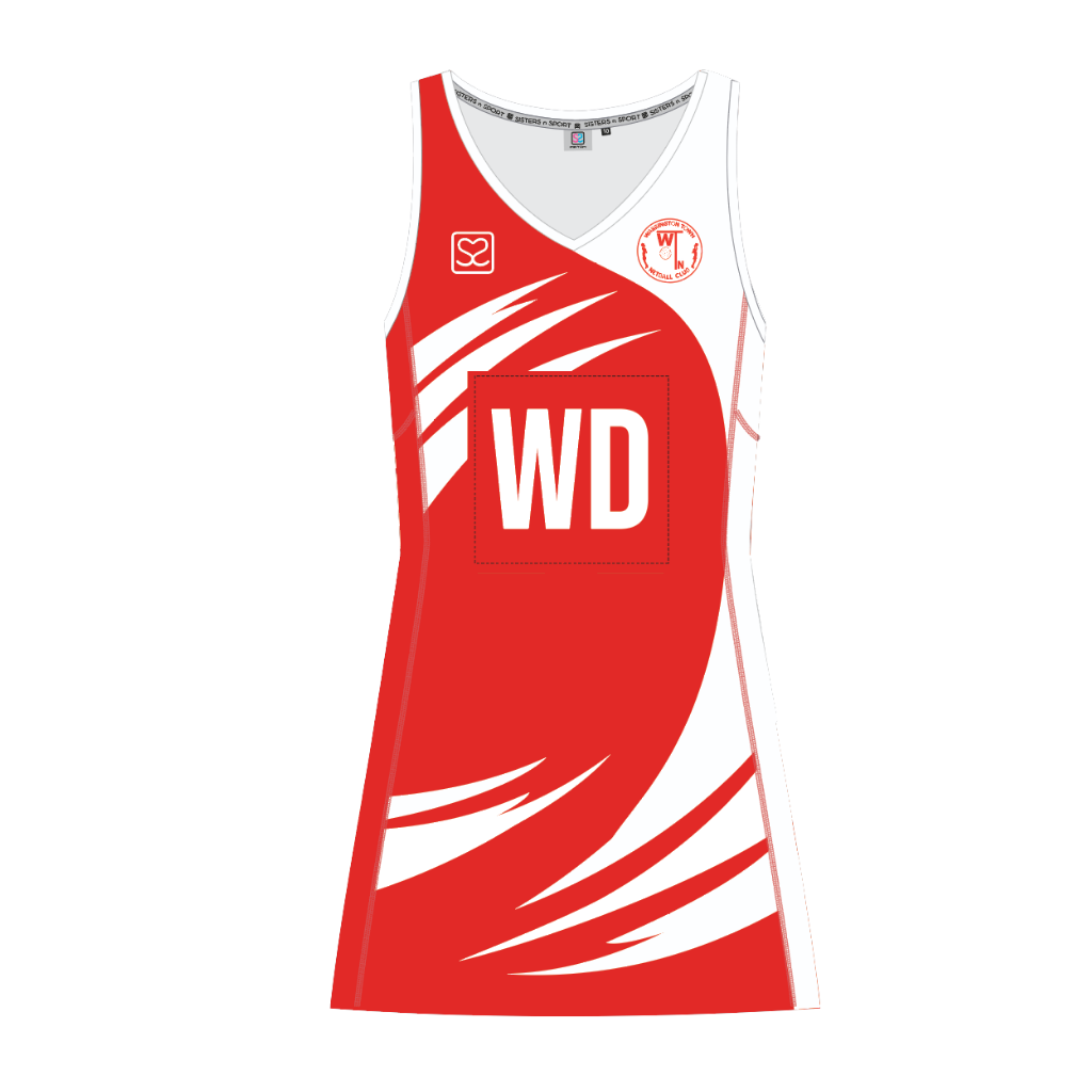 Warrington Town Junior Netball Club (Junior)- Match Dress (Adult Sizes)