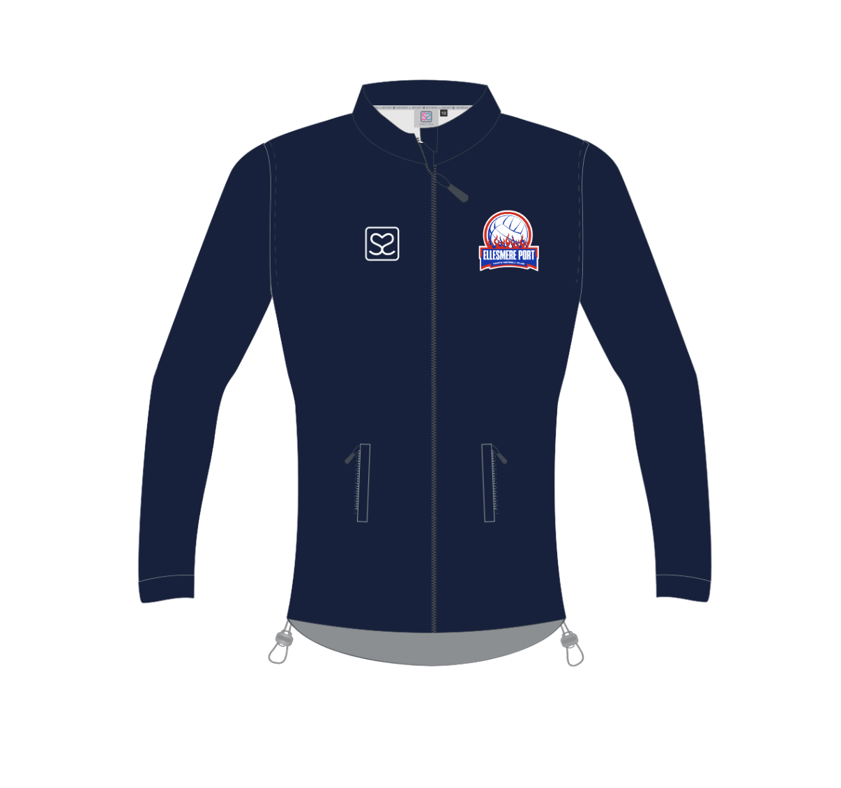 ELLESMERE PORT YOUTH NETBALL CLUB - Tracksuit Top